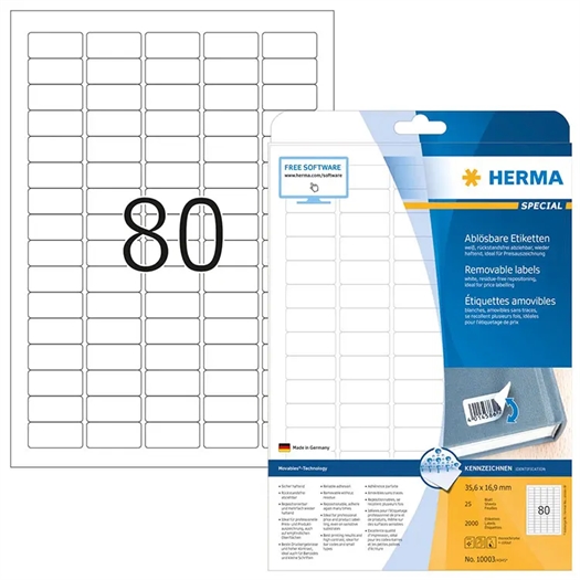 Herma A4 Etiket 10003