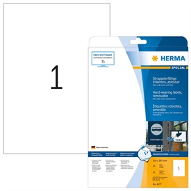 Herma A4 Polyester Etiket 4577