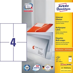 Avery 3483 Universal Etiket 3483