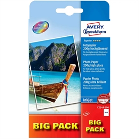 Avery C2549 Inkjet Papir C2549-100