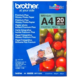 Brother Glossy Foto Inkjet Papir BP71GA4