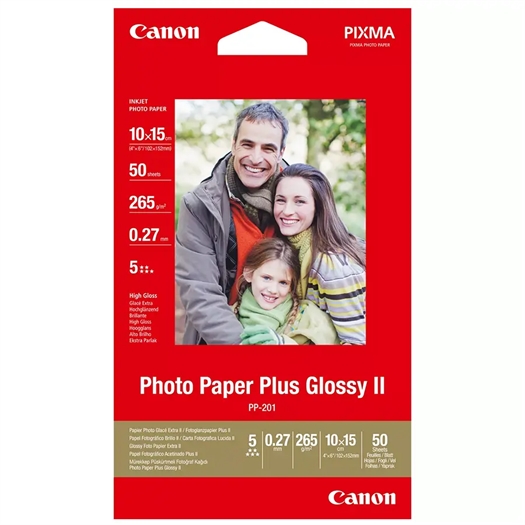 Canon PP-201 Plus II Foto Inkjet Papir 2311B003