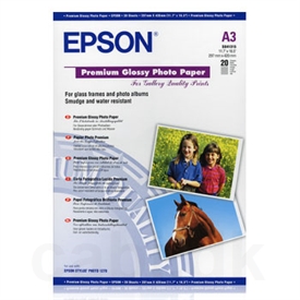 Epson Premium Glossy Photo Inkjet Papir C13S041315