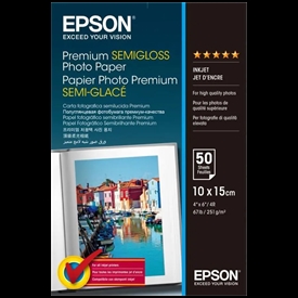Epson Premium SemiGloss Photo Inkjet Papir C13S041765