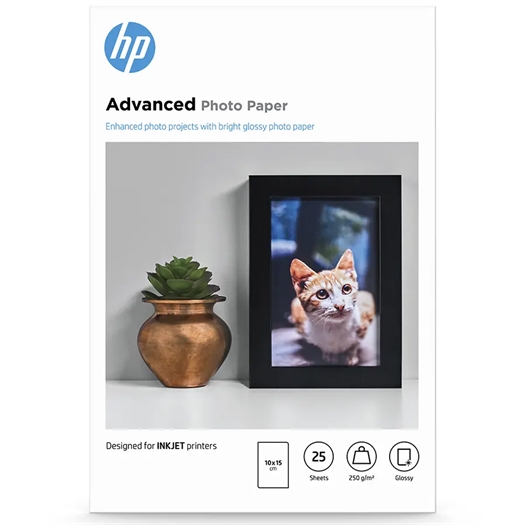 HP Advanced Glossy Photo Inkjet Papir Q8691A