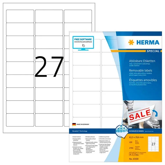 Herma A4 Etiket 10300