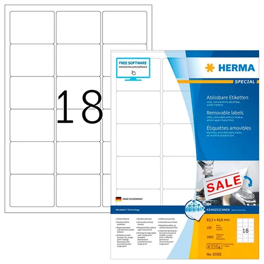 Herma A4 Etiket 10302