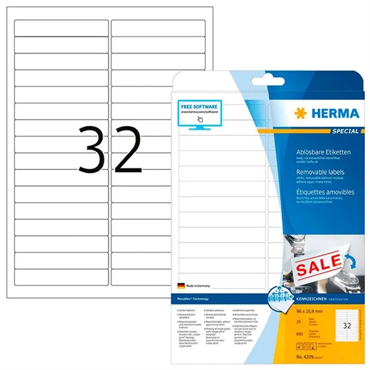 Herma A4 Etiket 4209