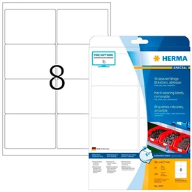 Herma A4 Polyester Etiket 4575