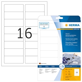 Herma A4 Tekstil Etiket 4588