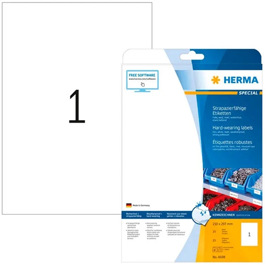 Herma 4698 Polyester Etiket 4698