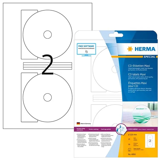 Herma Special Inkjet Etiket 4850