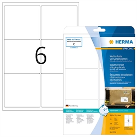 Herma A4 Polyester Etiket 8332