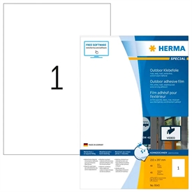 Herma A4 Polyethylen Film Etiket 9543